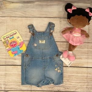 NWT OshKosh B’gosh Overall Shorts Size 18M